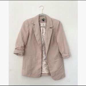 Pale pink blazer